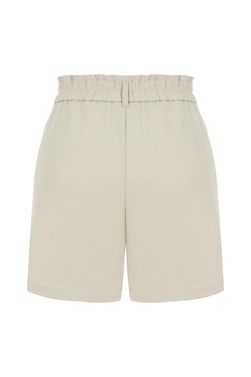  BÜZGÜ DETAYLI MİNİ ŞORT