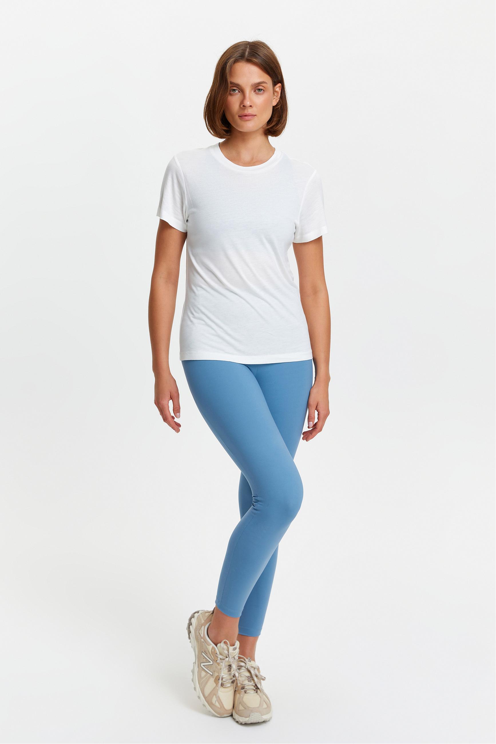 BİSİKLET YAKA KISA KOLLU T-SHIRT