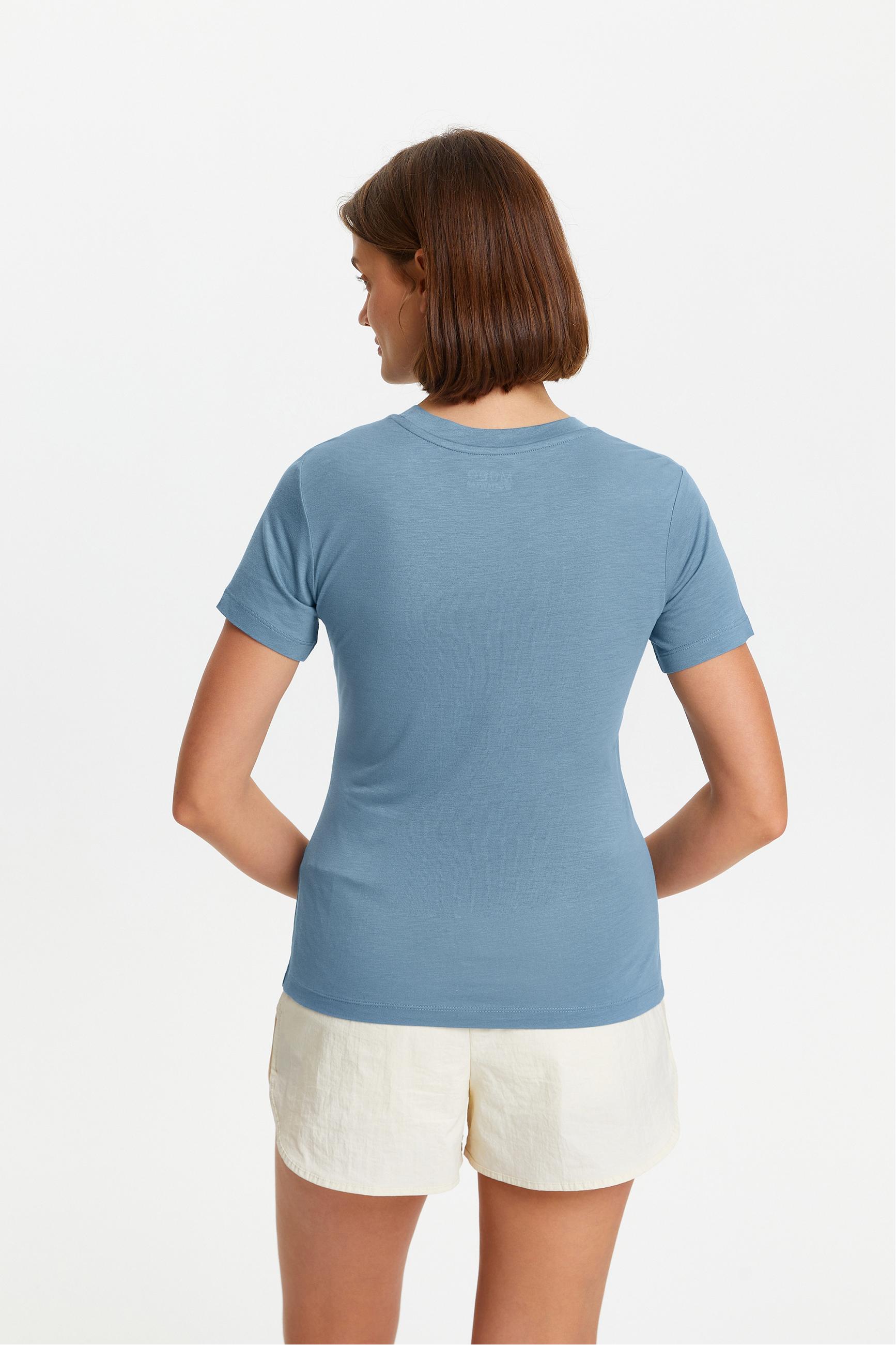 BİSİKLET YAKA KISA KOLLU T-SHIRT