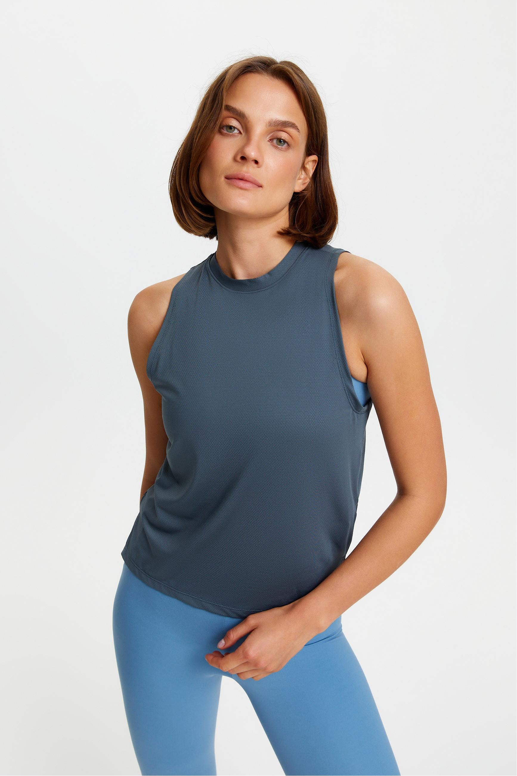 KOLSUZ BİSİKLET YAKA ATLET