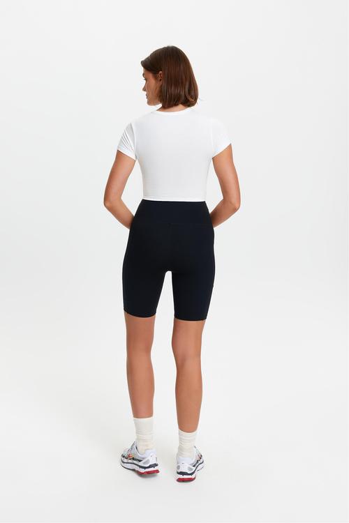  BİSİKLET YAKA CROP TOP