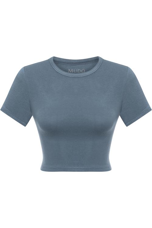  BİSİKLET YAKA CROP TOP