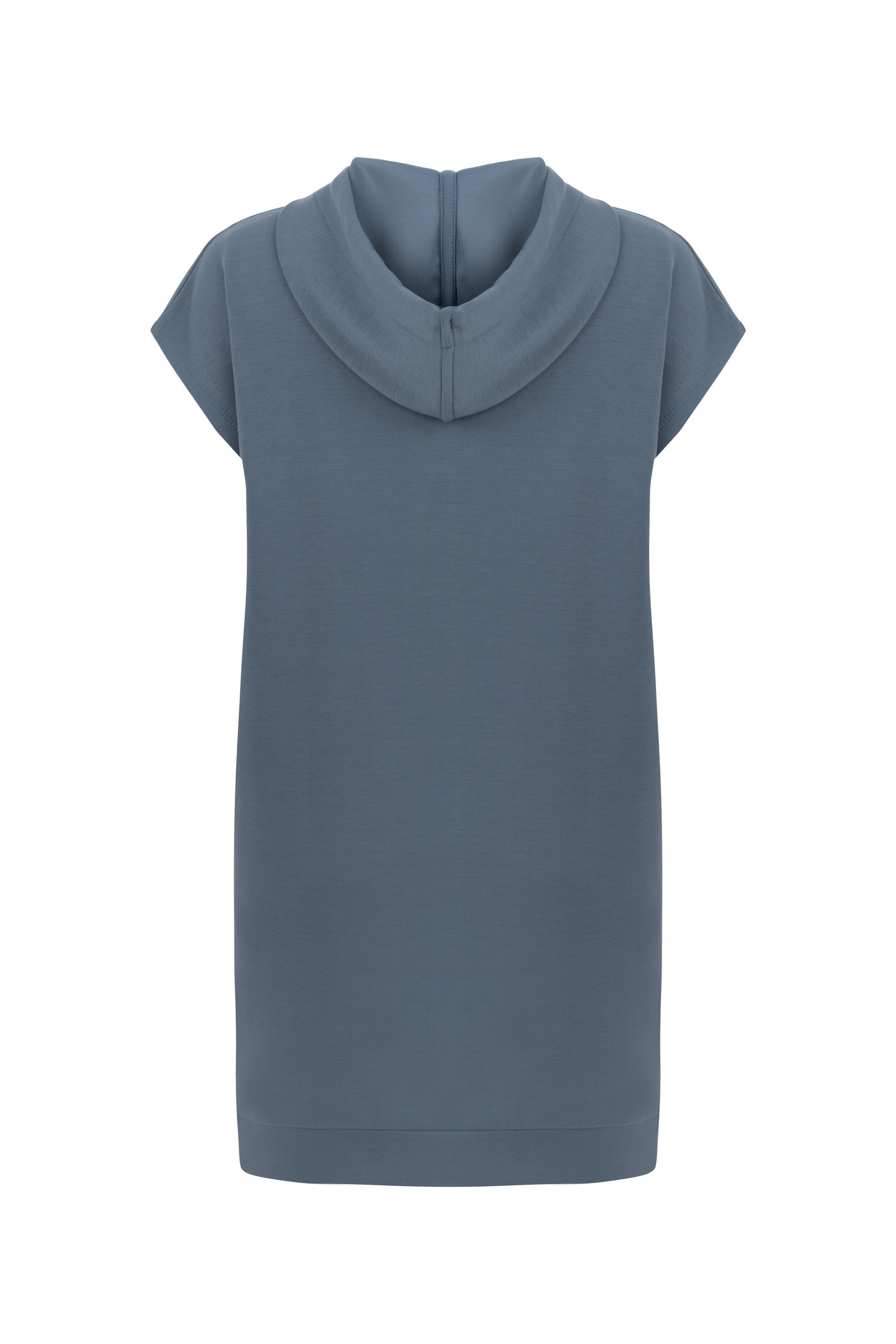 KAPÜŞONLU MİNİ SWEAT ELBİSE