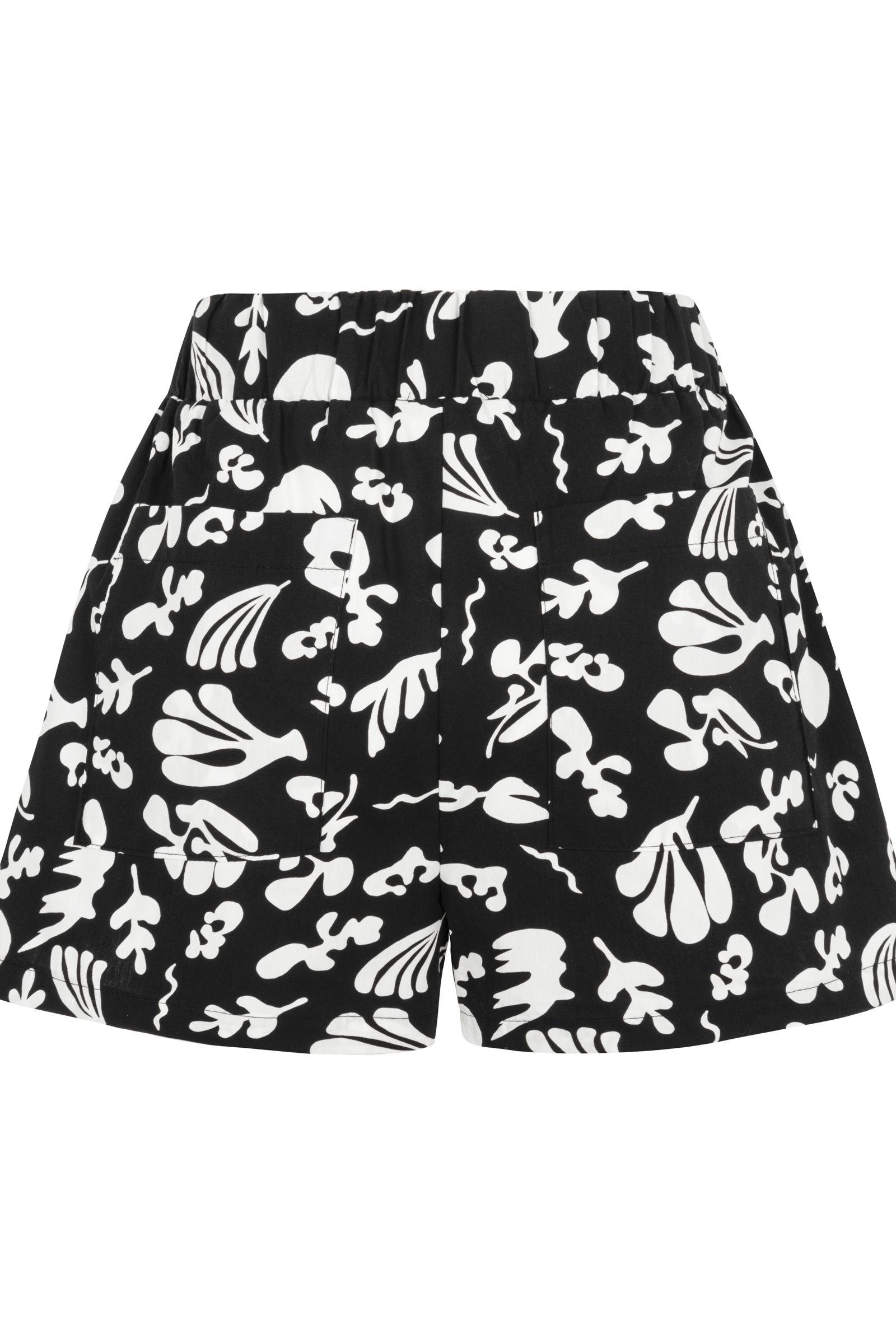 ÇİÇEK DESENLİ MİNİ ŞORT