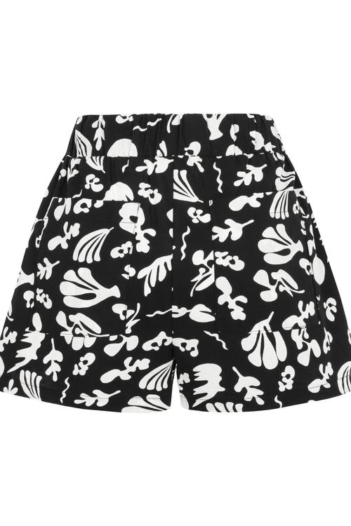  ÇİÇEK DESENLİ MİNİ ŞORT