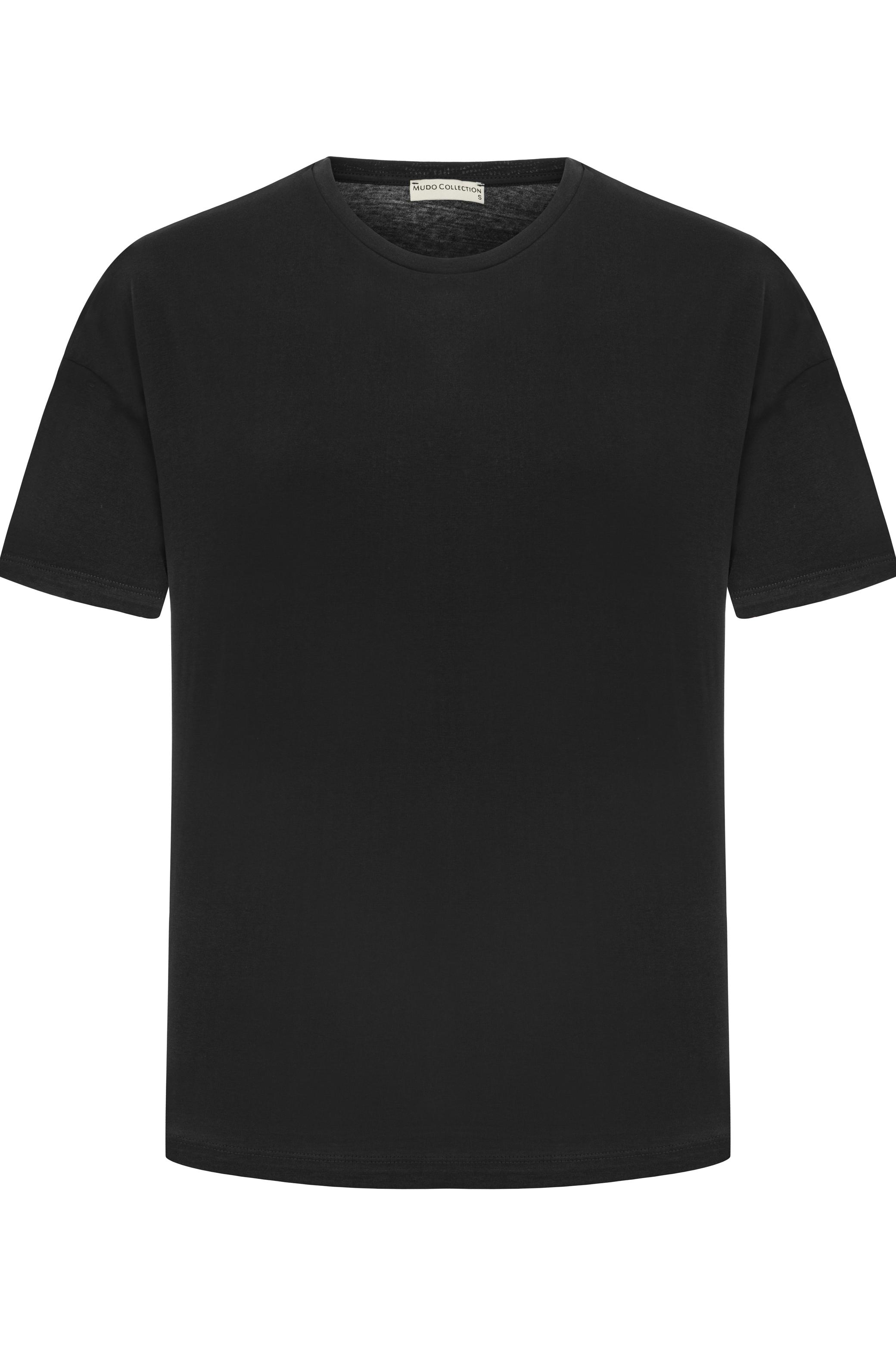 BİSİKLET YAKA KISA KOLLU T-SHIRT