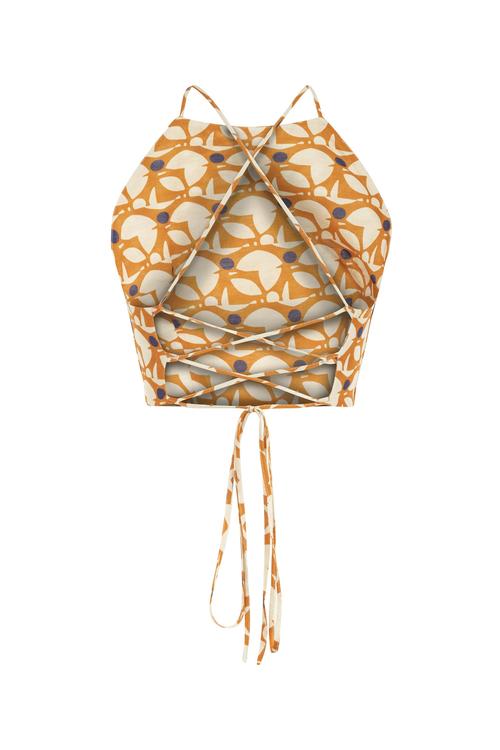  BAĞLAMA DETAYLI JAKARLI BLUZ