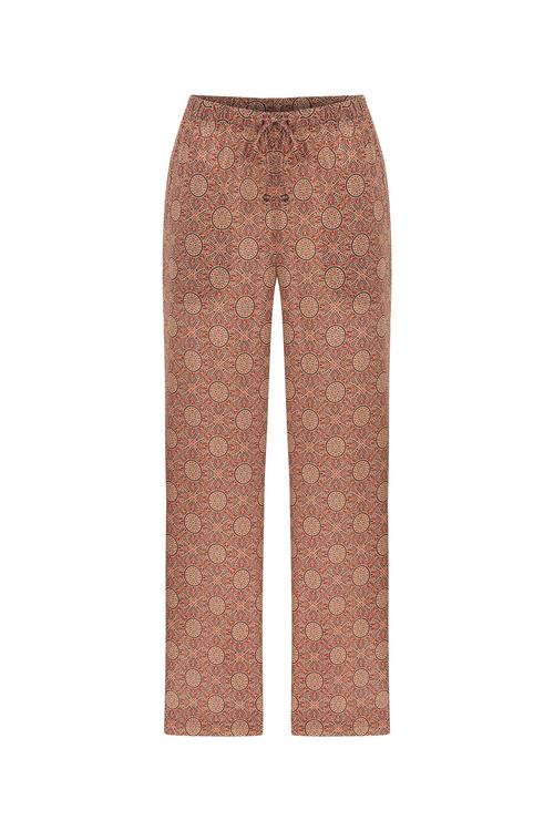  ETNİK DESENLİ RAHAT KESİM PANTOLON