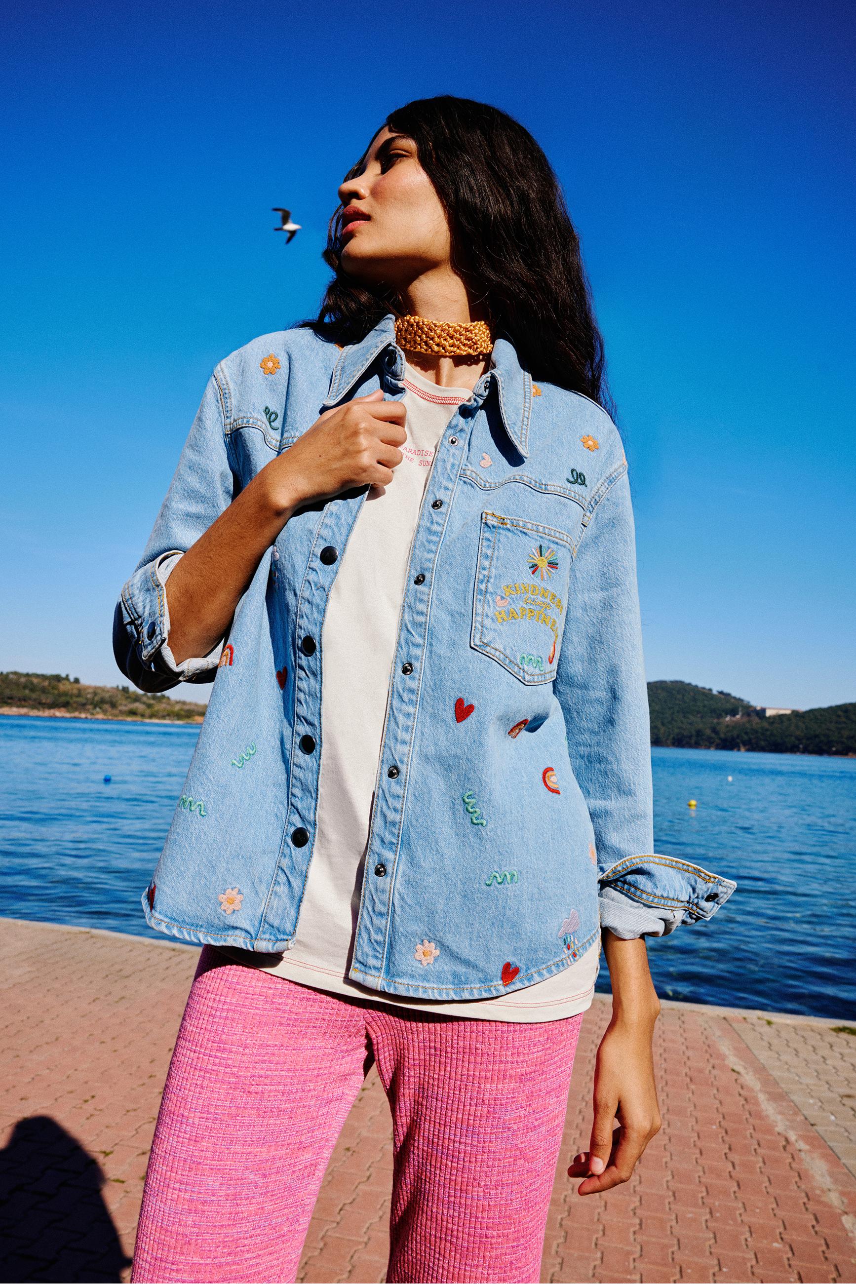 NAKIŞLI RAHAT KESİM JEAN CEKET