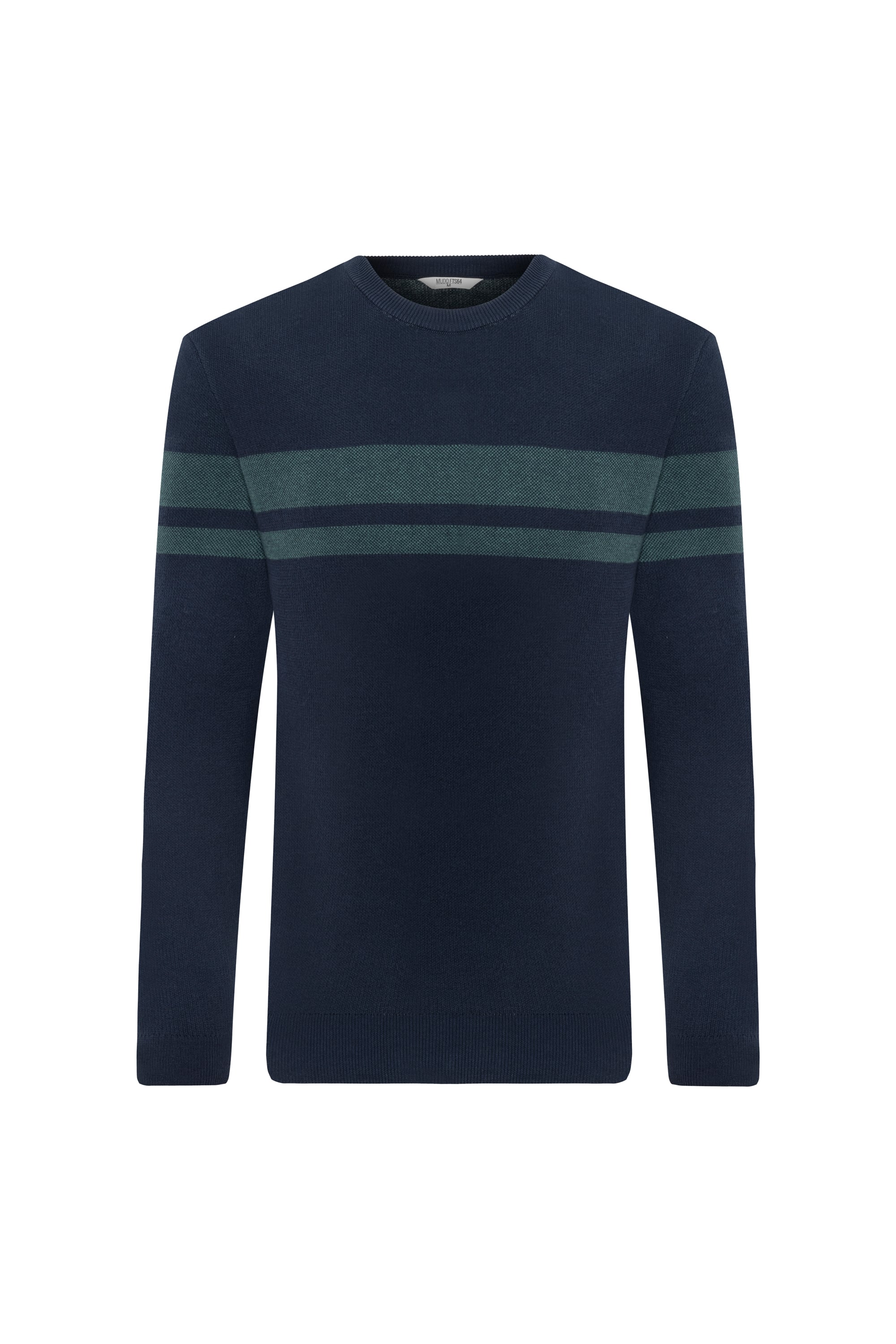 ÇİZGİLİ BİSİKLET YAKA TRİKO KAZAK