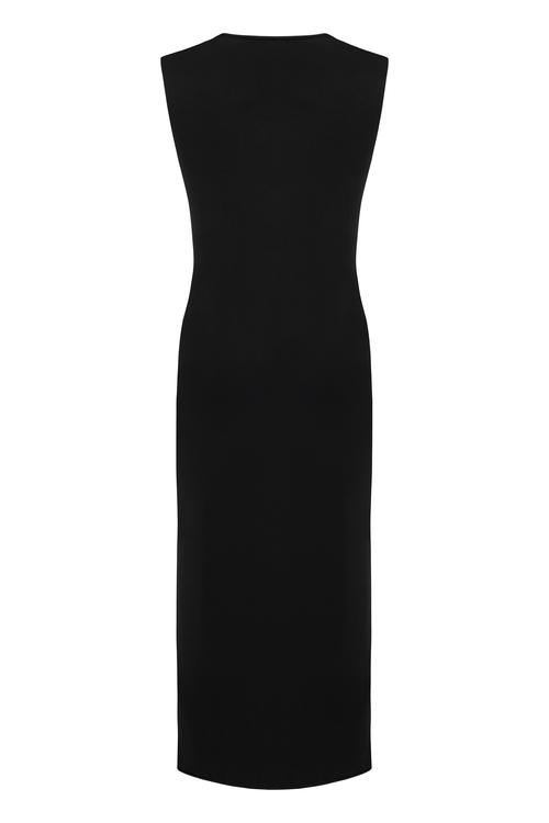  DÜZ KESİM UZUN TRİKO ELBİSE