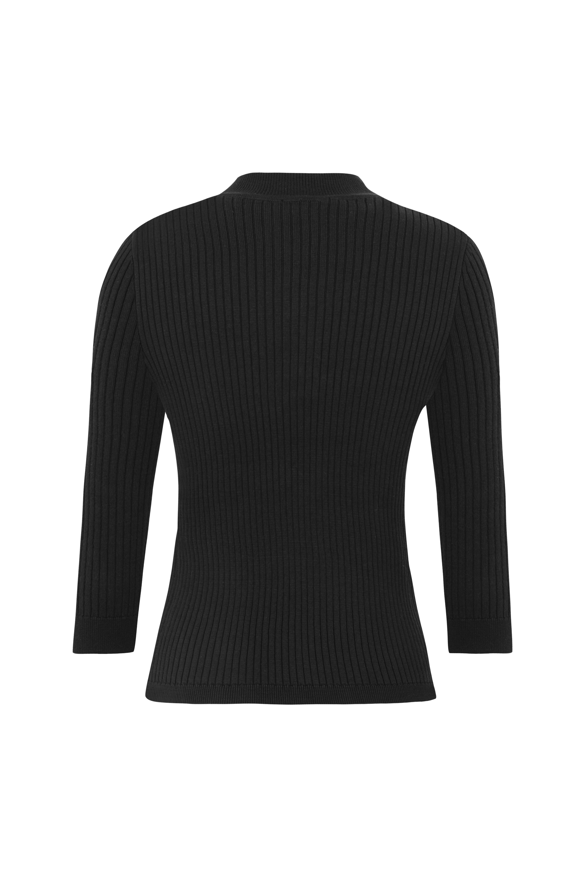 DÜĞMELİ DİK YAKA TRİKO KAZAK