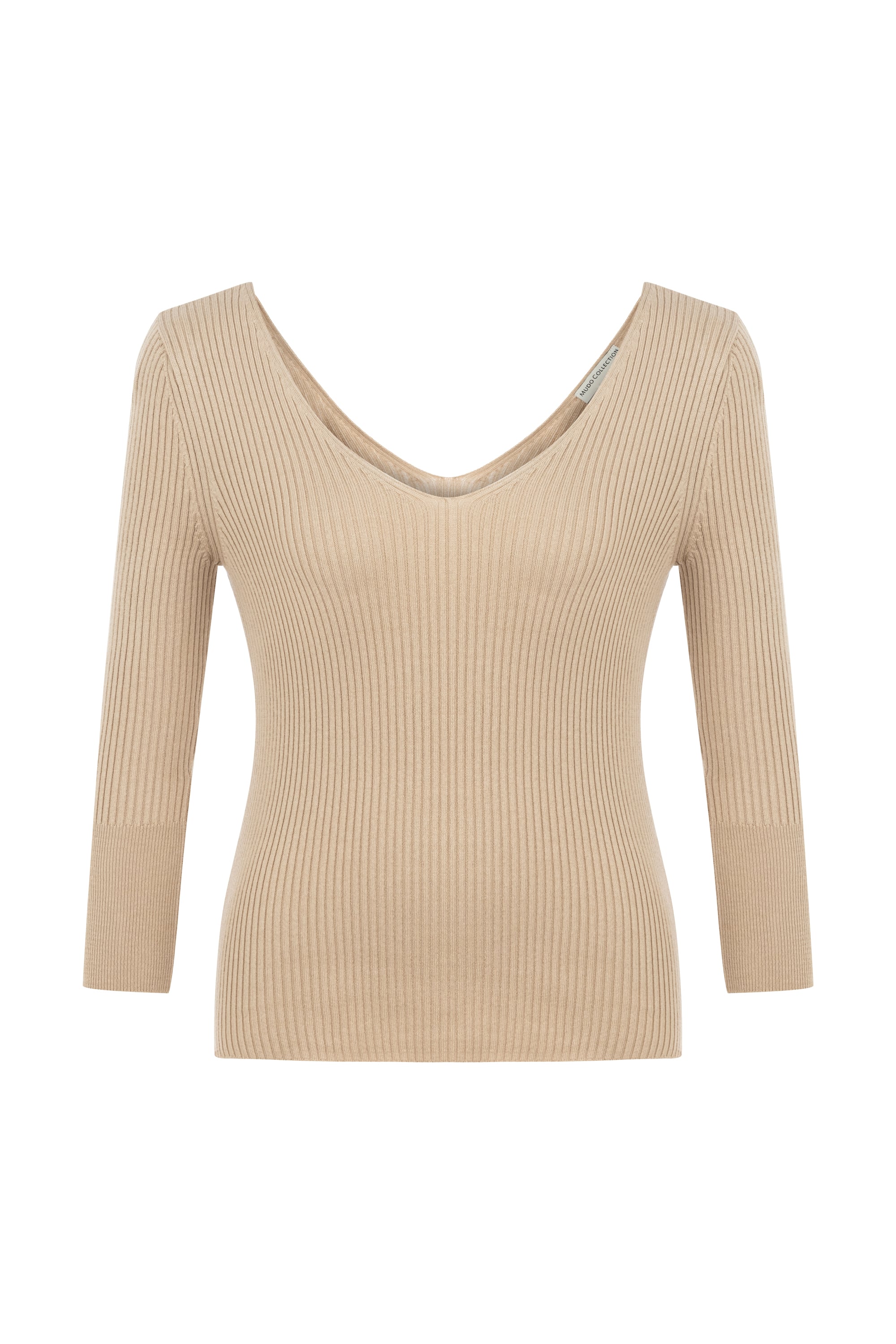 FİTİLLİ V YAKA TRİKO KAZAK