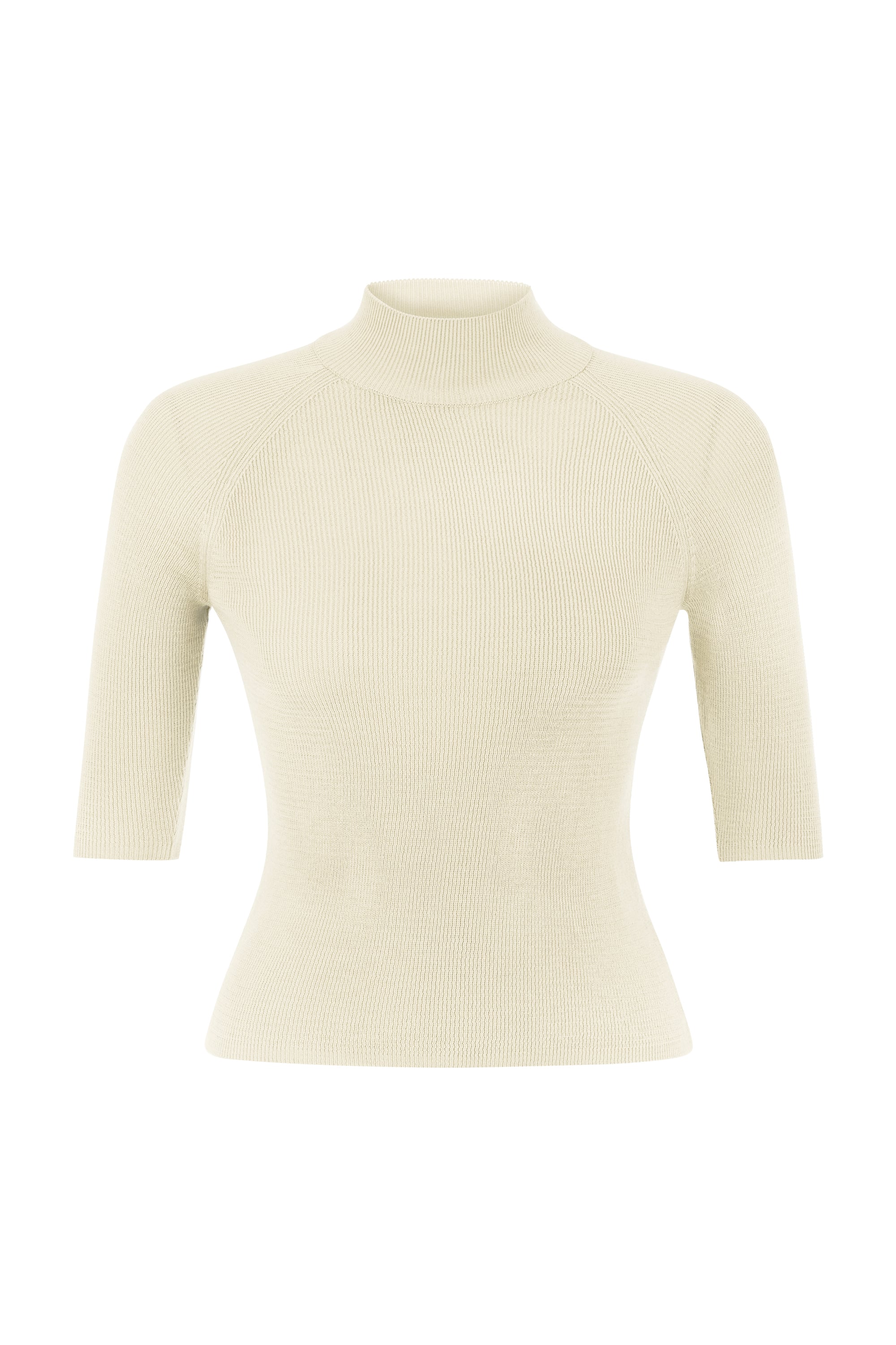 FİTİLLİ DİK YAKA TRİKO KAZAK