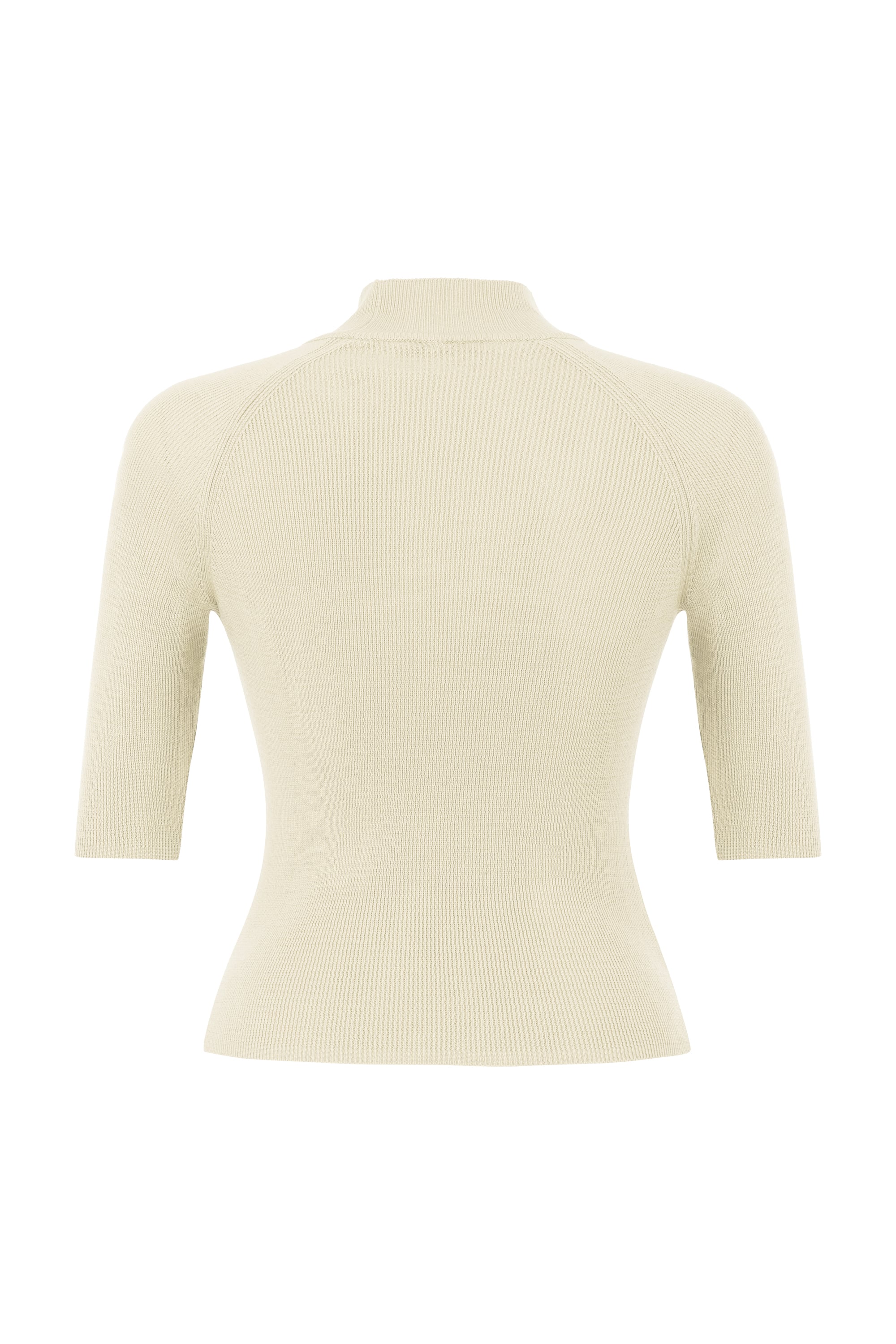 FİTİLLİ DİK YAKA TRİKO KAZAK