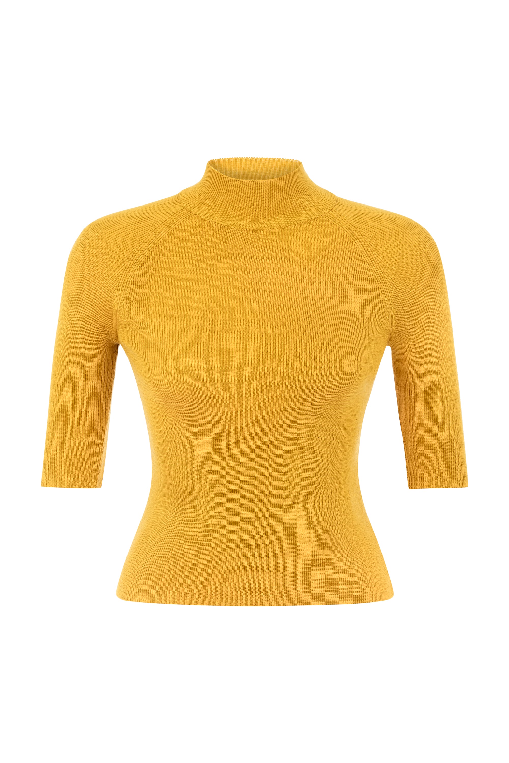 FİTİLLİ DİK YAKA TRİKO KAZAK