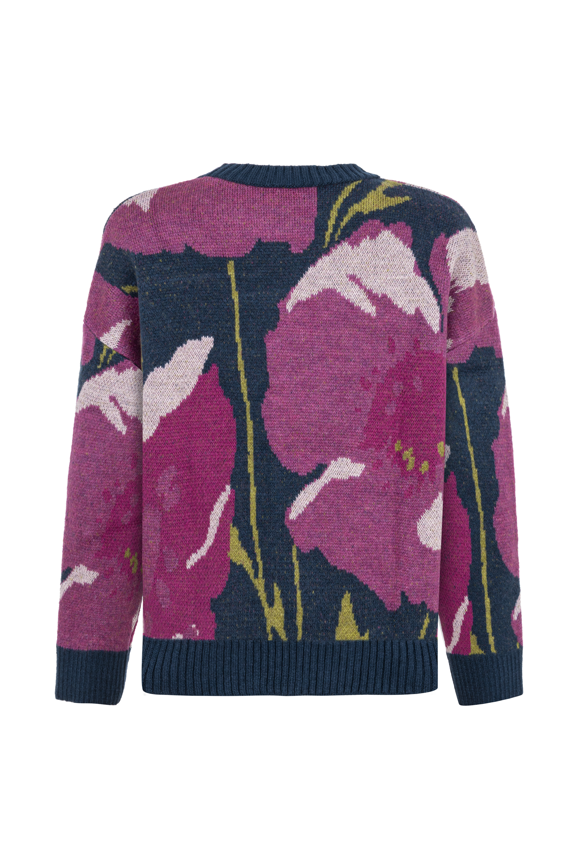 ÇİÇEKLİ TRİKO KAZAK