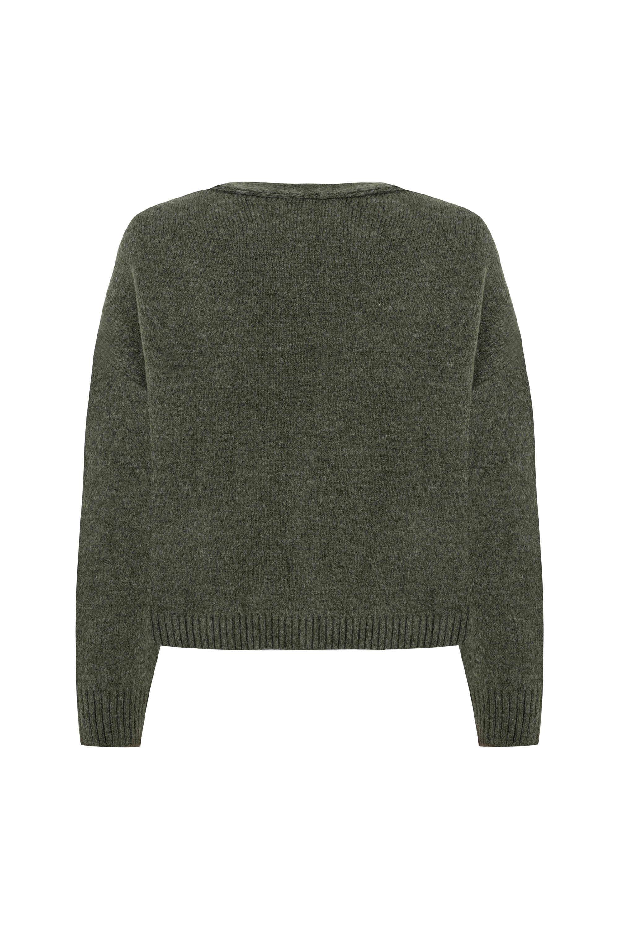 DÜĞMELİ V YAKA TRİKO HIRKA