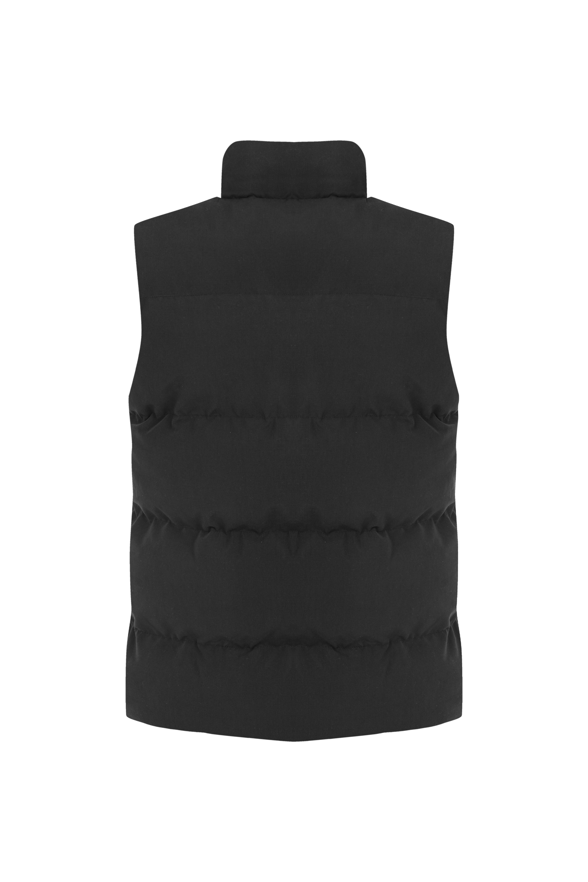 DİK YAKA KAPİTONELİ YELEK