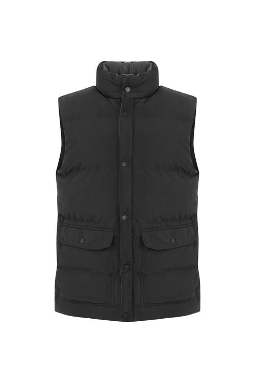  DİK YAKA KAPİTONELİ YELEK