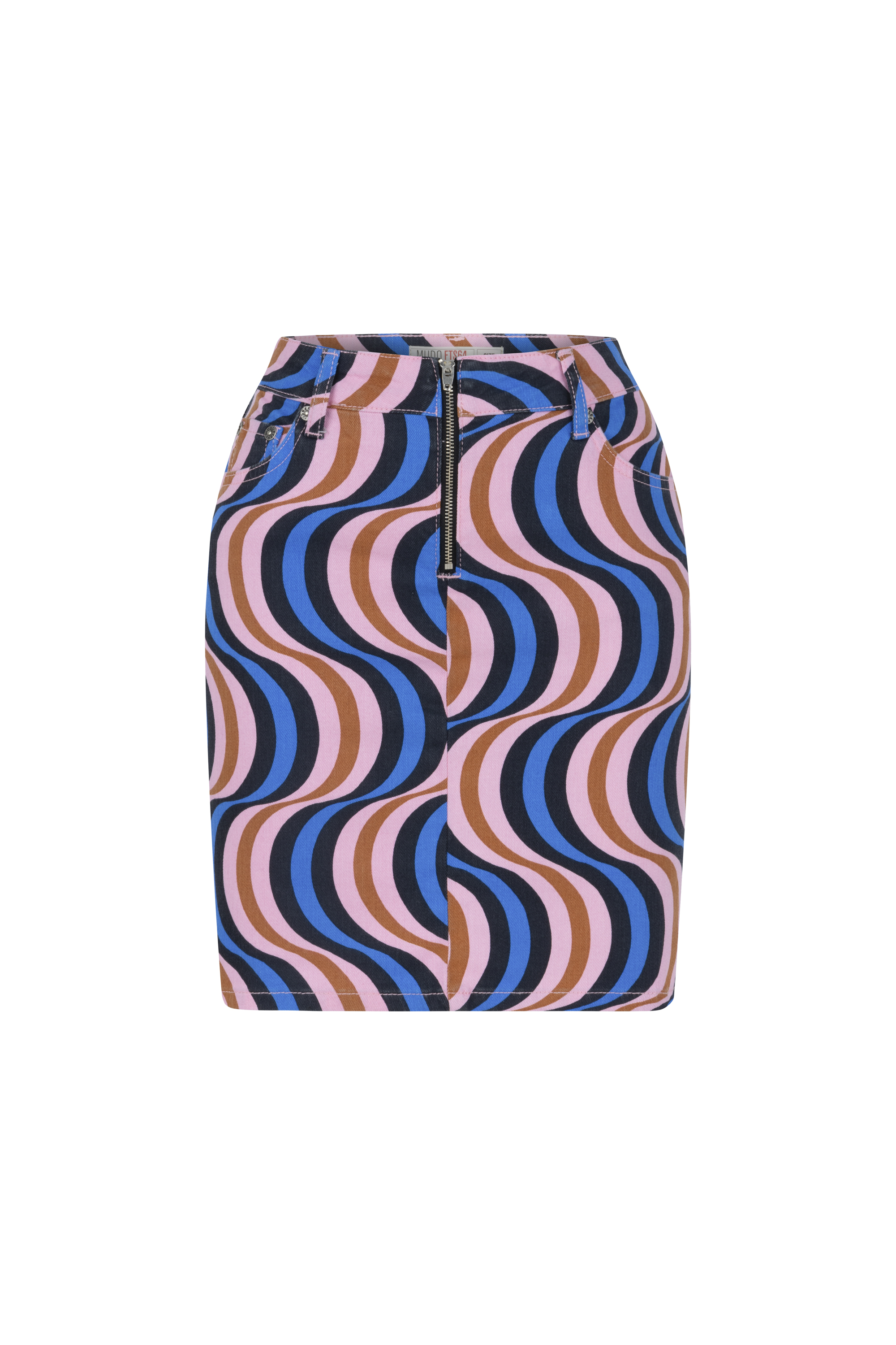 DESENLİ DÜZ KESİM MİNİ ETEK