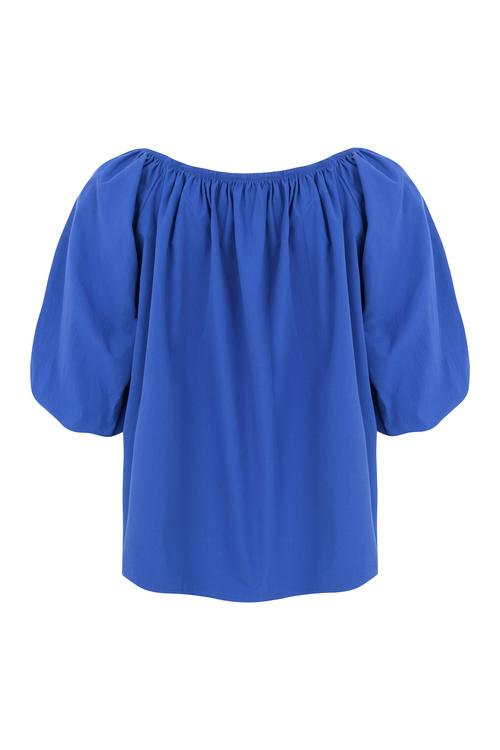  KAYIK YAKA KARPUZ KOLLU BLUZ