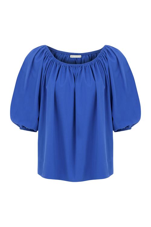  KAYIK YAKA KARPUZ KOLLU BLUZ