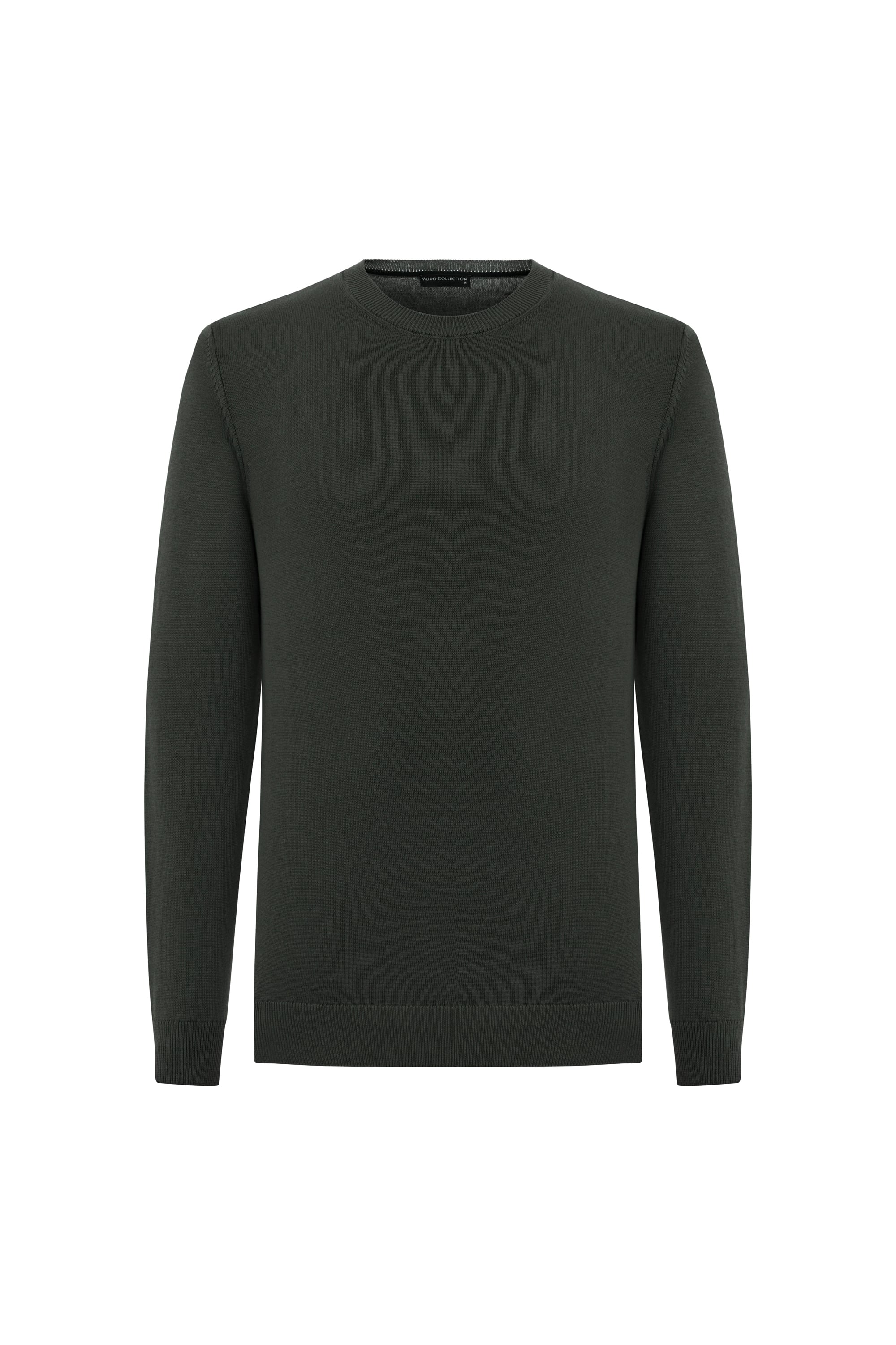 BİSİKLET YAKA TRİKO KAZAK