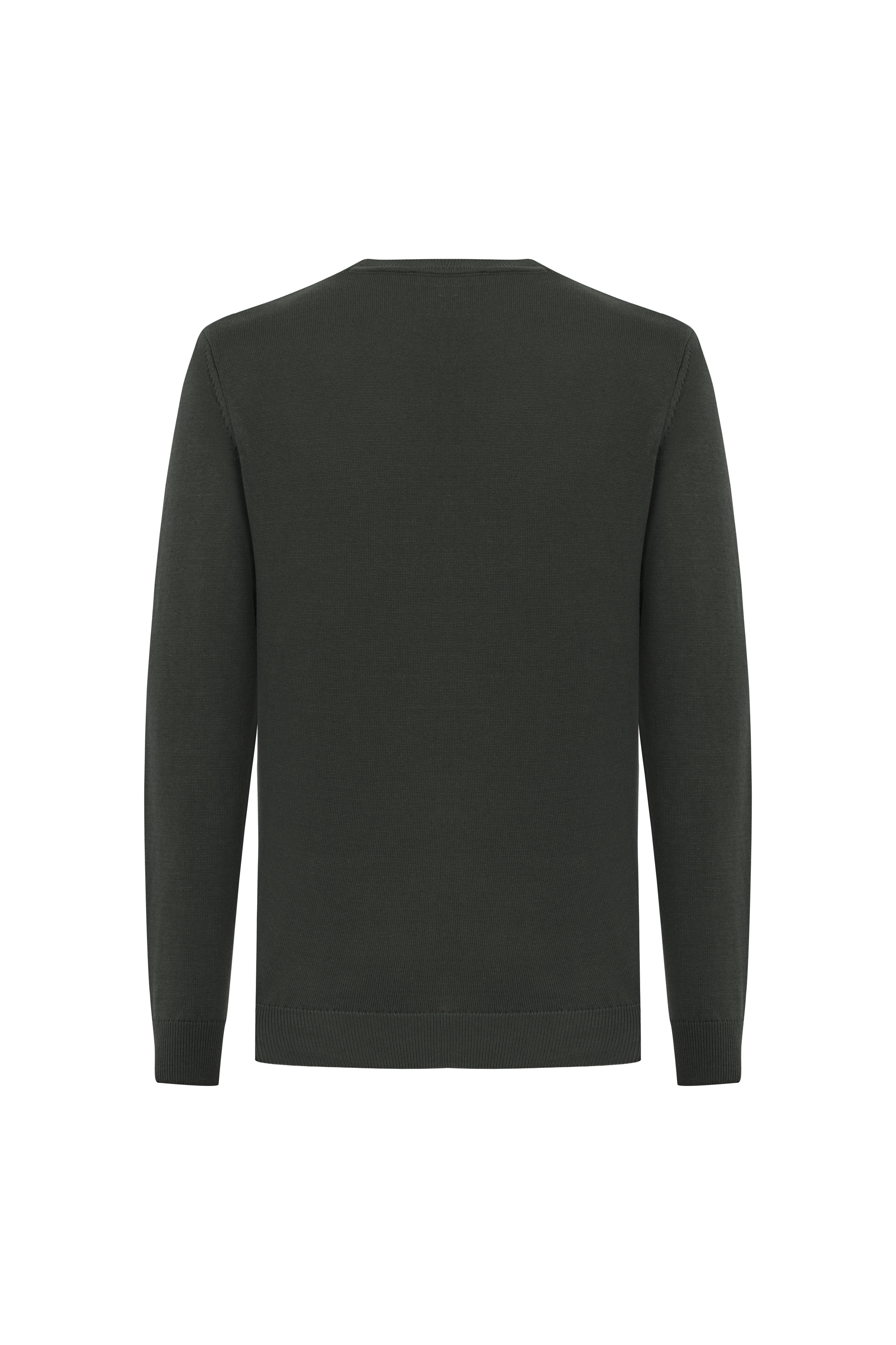 BİSİKLET YAKA TRİKO KAZAK