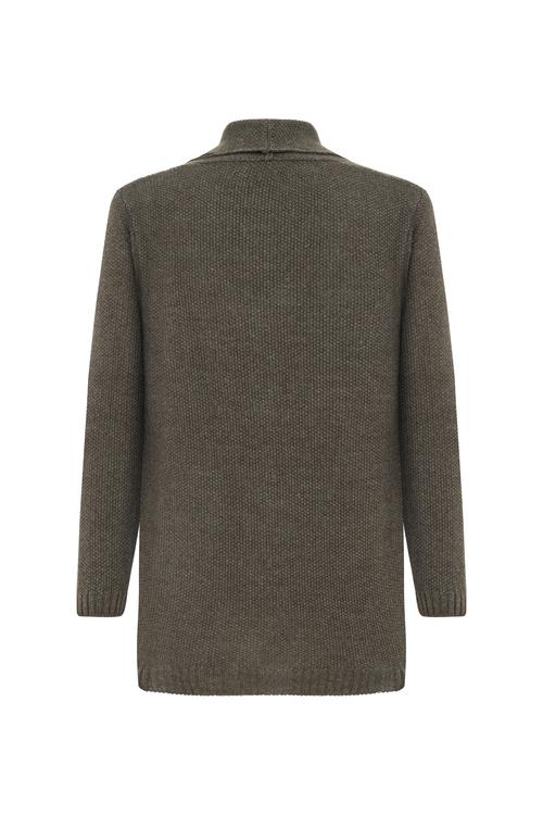  YÜN KARIŞIMLI ŞAL YAKA HIRKA