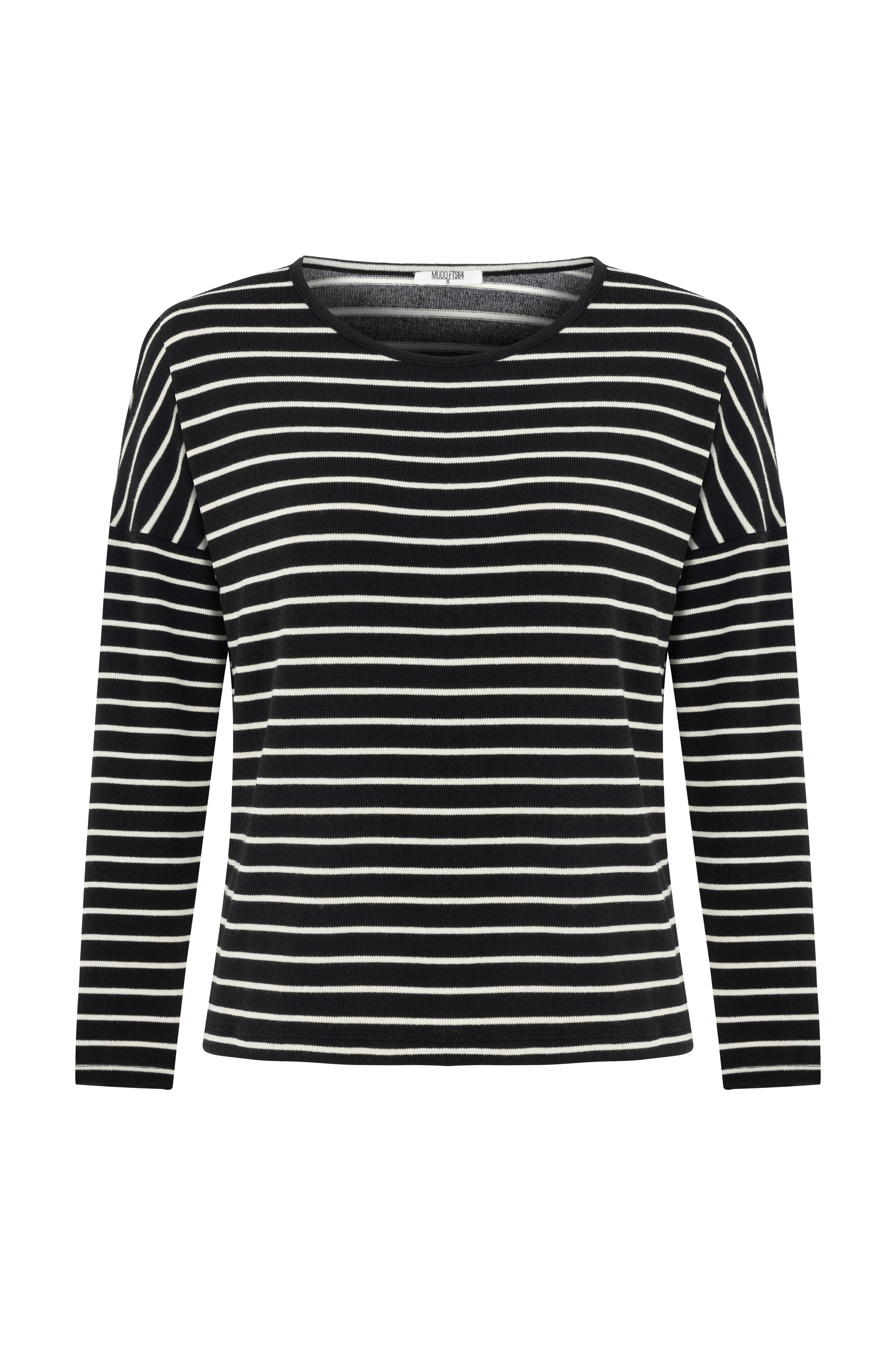 ÇİZGİLİ BİSİKLET YAKA TRİKO KAZAK