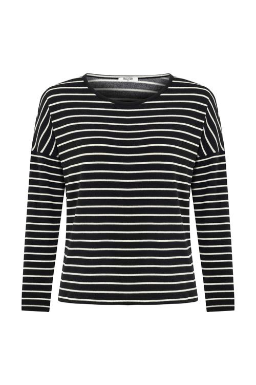  ÇİZGİLİ BİSİKLET YAKA TRİKO KAZAK