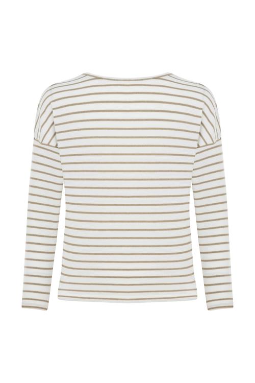  ÇİZGİLİ BİSİKLET YAKA TRİKO KAZAK