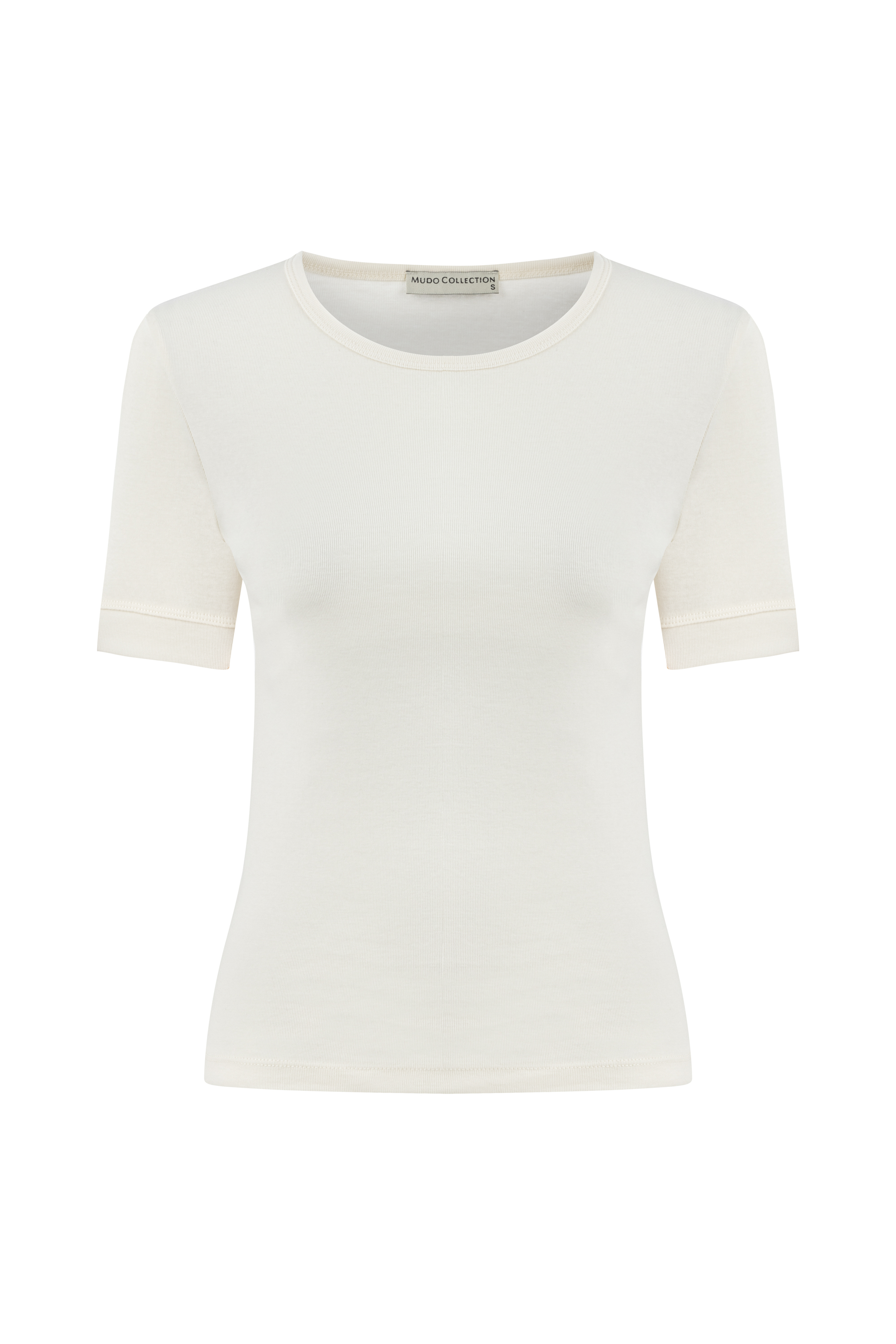 BİSİKLET YAKA KISA KOLLU T-SHIRT