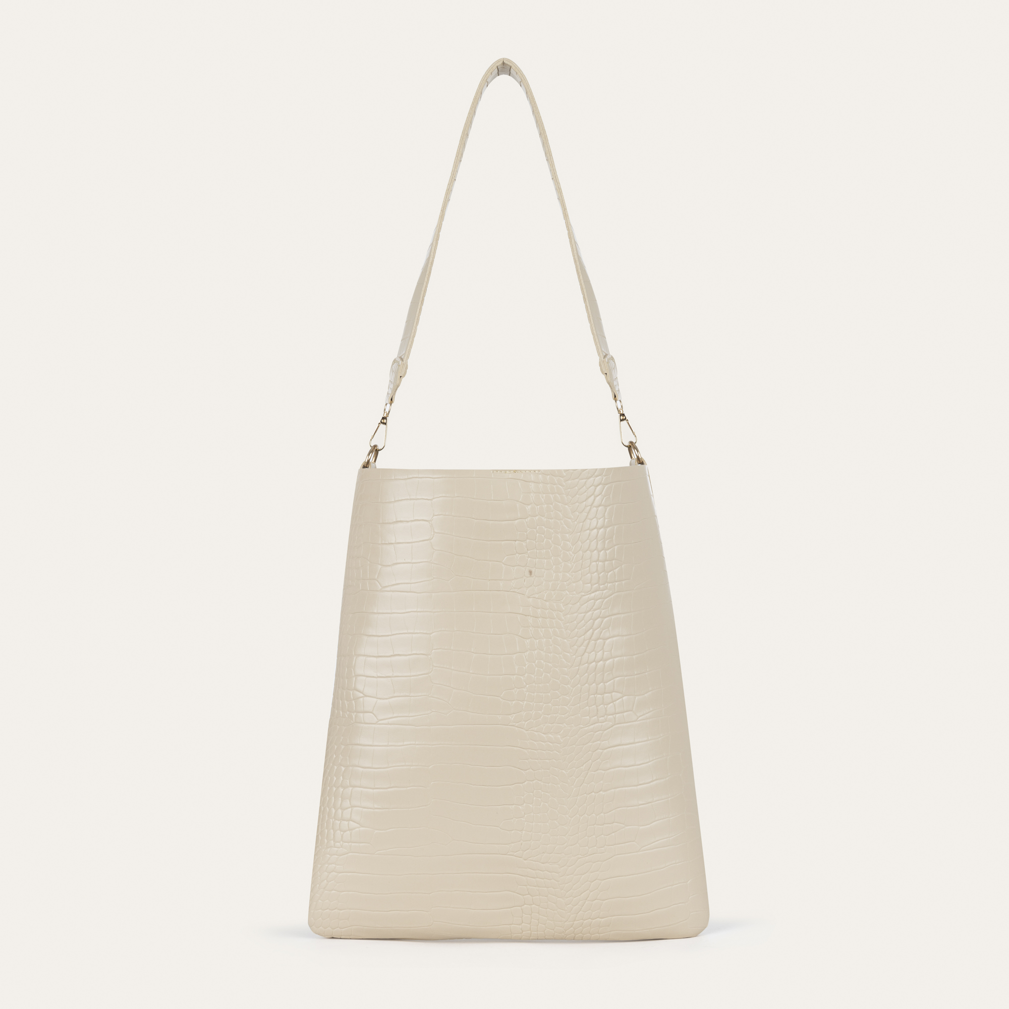 KROKODİL DESENLİ SHOPPER ÇANTA