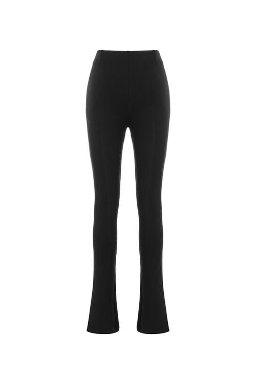  YIRTMAÇLI FLARE ÖRME PANTOLON