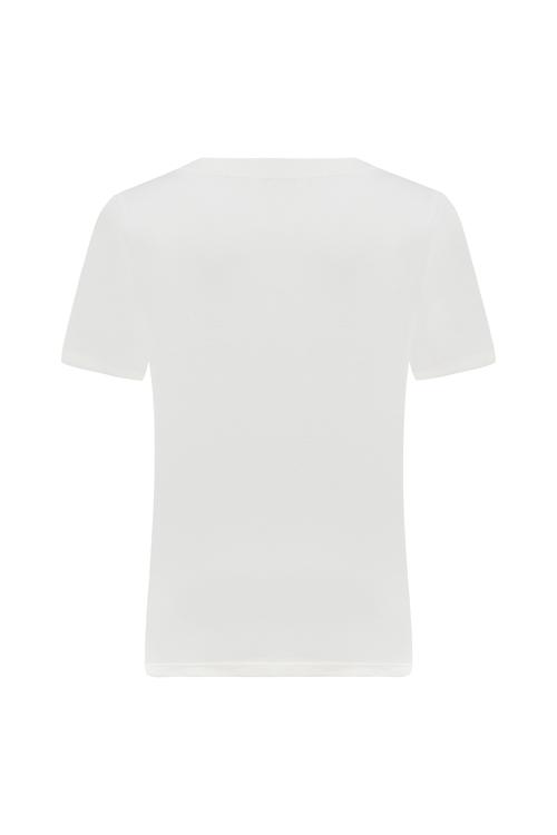  V YAKA KISA KOLLU T-SHIRT