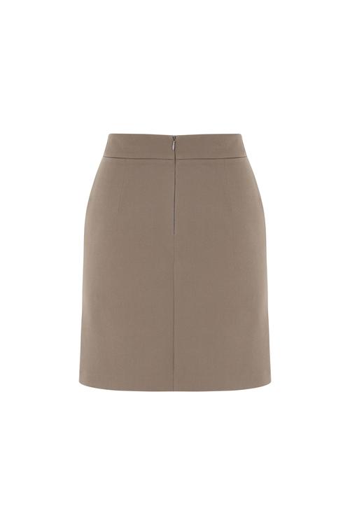  YIRTMAÇ DETAYLI MİNİ ETEK