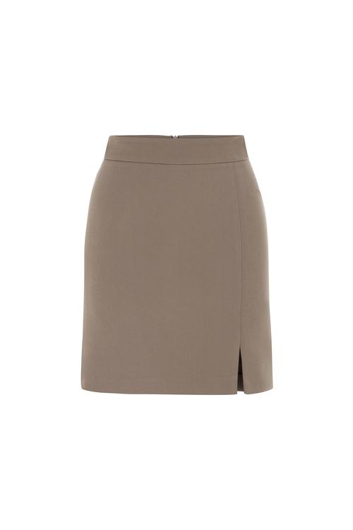  YIRTMAÇ DETAYLI MİNİ ETEK