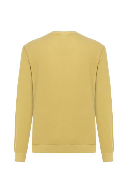  DOKULU BİSİKLET YAKA SWEATSHIRT