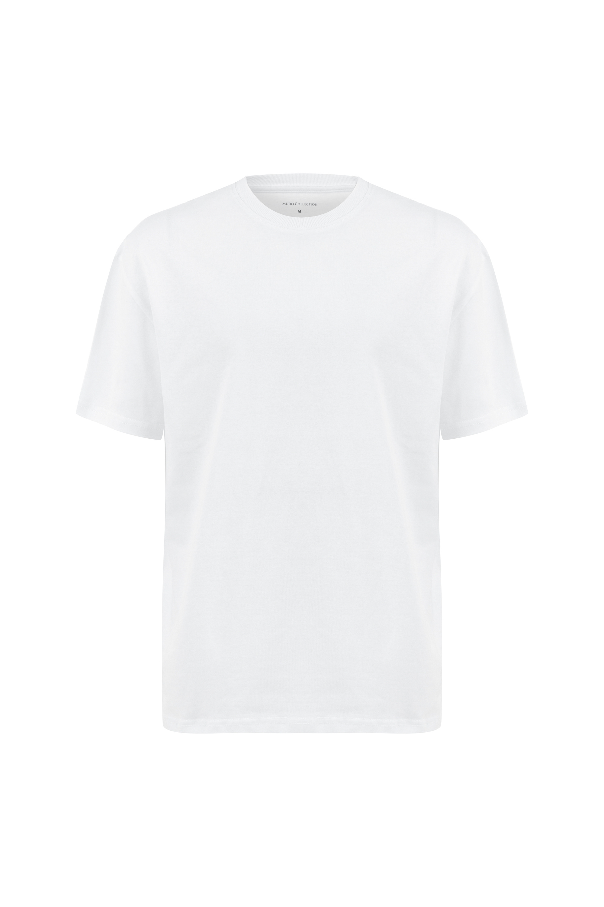 BİSİKLET YAKA KISA KOLLU T-SHIRT