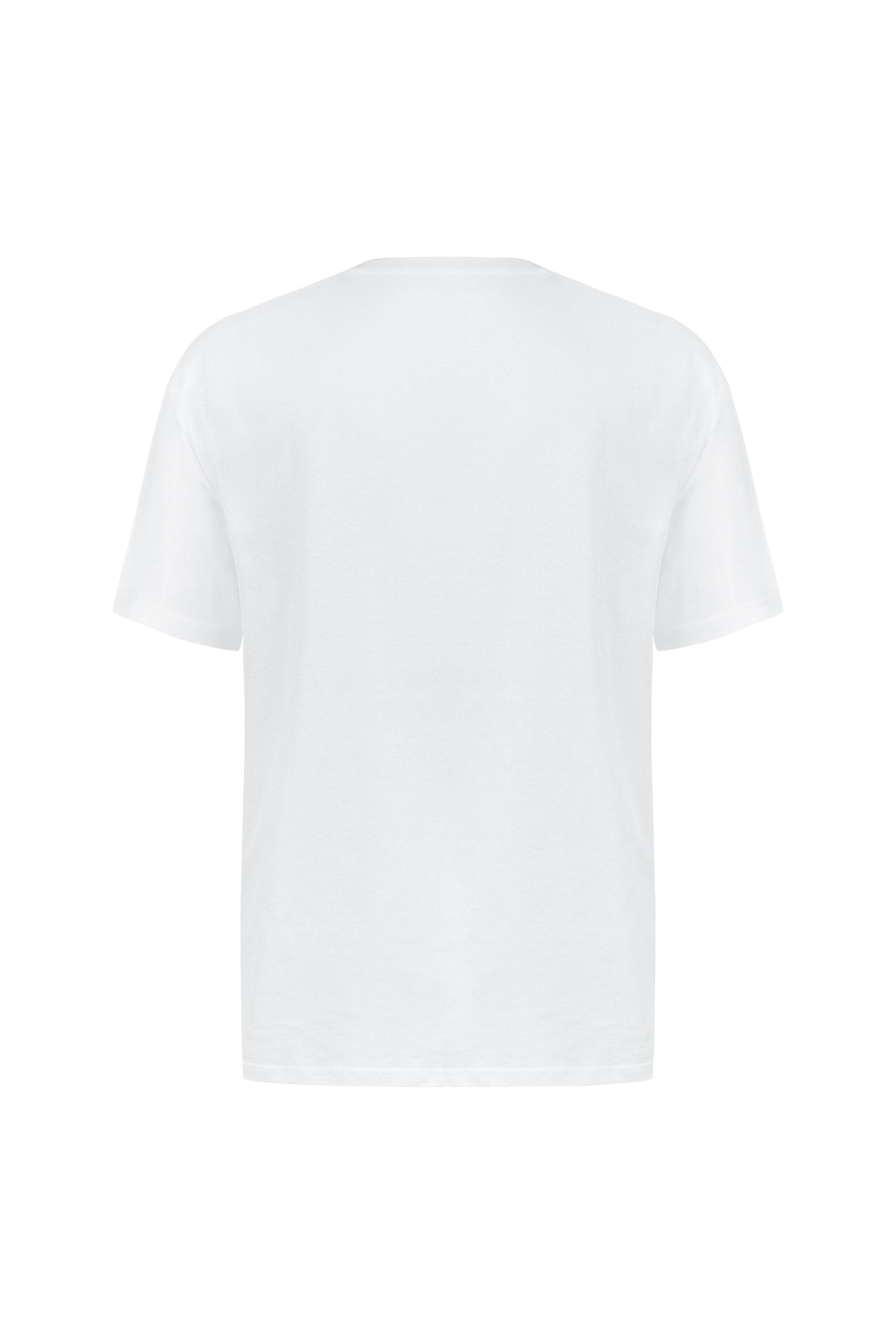 BİSİKLET YAKA KISA KOLLU T-SHIRT