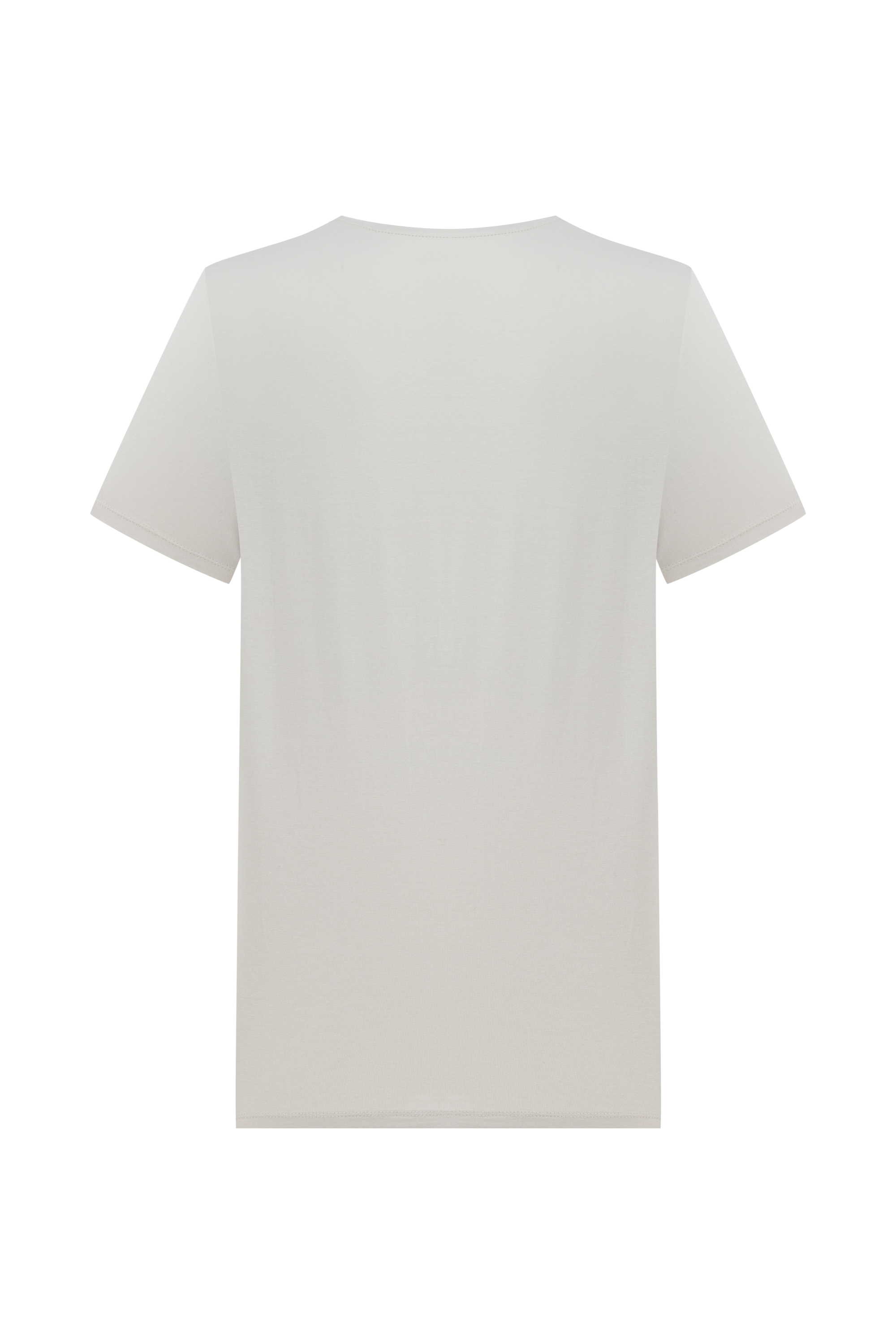 BİSİKLET YAKA KISA KOLLU T-SHIRT