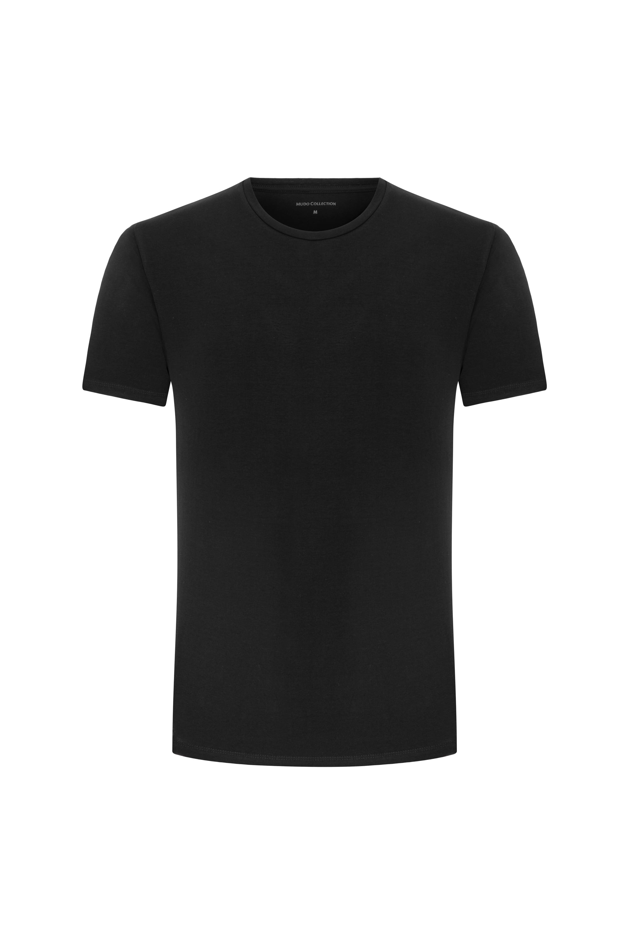 BİSİKLET YAKA KISA KOLLU T-SHIRT