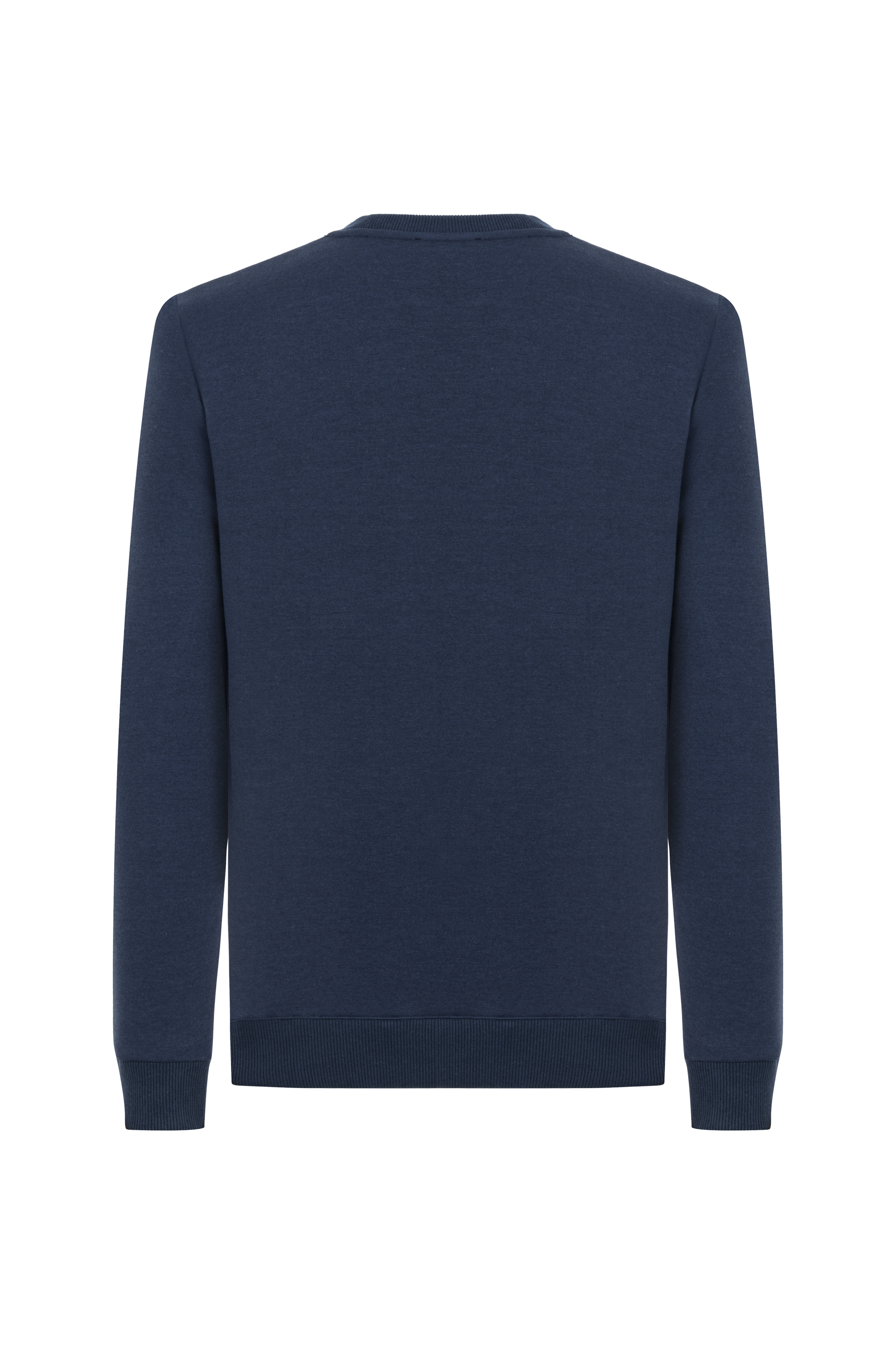 NAKIŞ DETAYLI BİSİKLET YAKA SWEATSHIRT