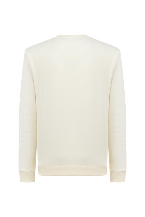  NAKIŞ DETAYLI BİSİKLET YAKA SWEATSHIRT