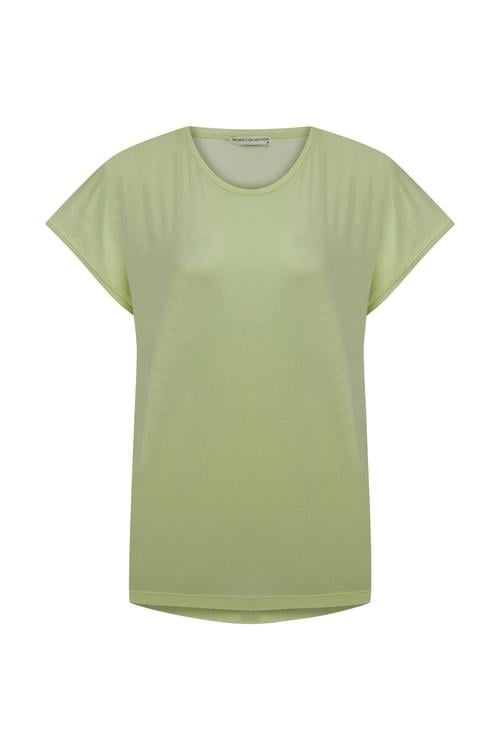  BİSİKLET YAKA BASIC BAMBU T-SHIRT