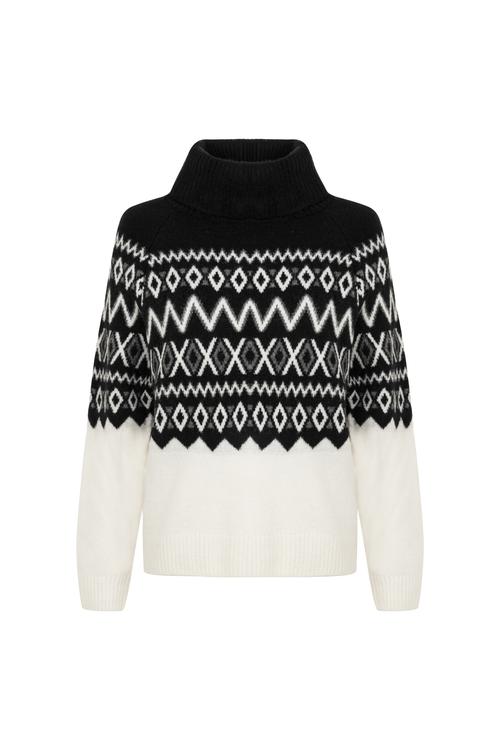  JAKARLI BALIKÇI YAKA TRİKO KAZAK