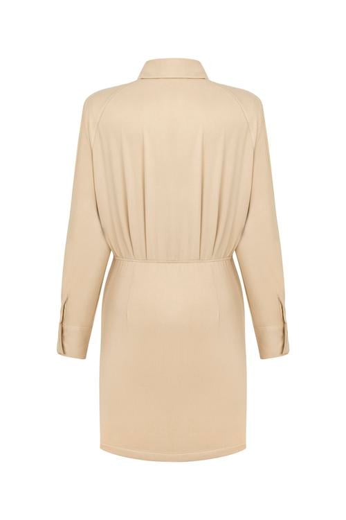  MİNİ GÖMLEK ELBİSE