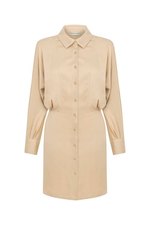  MİNİ GÖMLEK ELBİSE